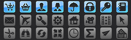 iOS Tab Bar Icon Set