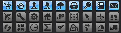 iOS Tab Bar Icon Set