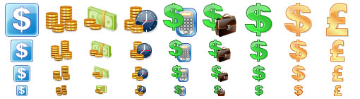 Accounting Toolbar Icons