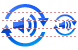 Audio converter icons