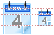 Calendar icons