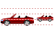 Cabriolet icons