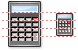 Calculator icons