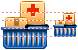 Medical supplies icons