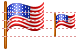 USA flag icons