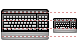 Keyboard icons