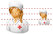 Hospital nurse icons