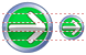 Green forward button icons